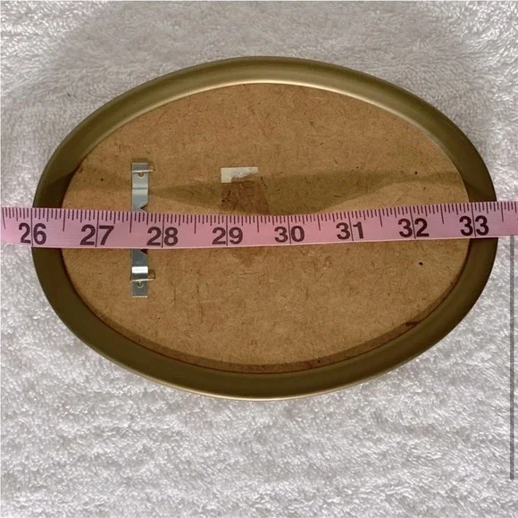 Vintage Ecstasy Giftware Black Velvet Embroidered Oval Framed  Art Honey Bear - Picture 5 of 6